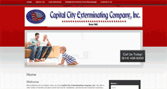 Desktop Screenshot of capitalcityexterminating.com